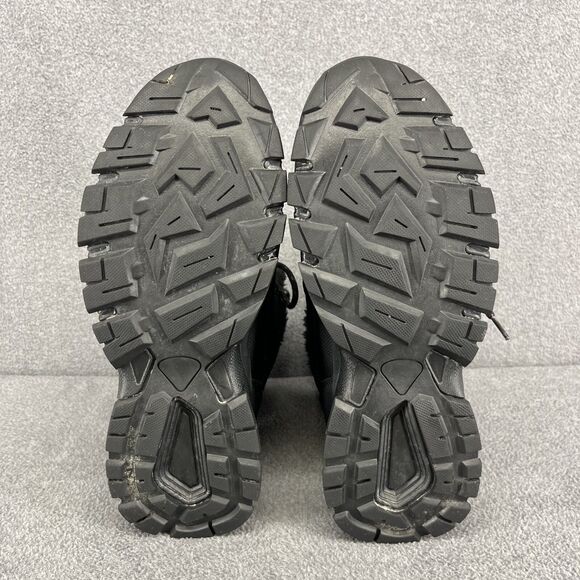 SHULOOK Hiking Boots Mens 9.5 Black Waterproof Mid Boots Non-Slip Comfortable - Picture 16 of 16